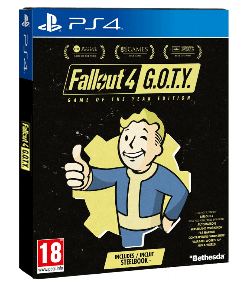 Fallout 4 GOTY: 25th Anniversary Steelbook Edition (PS4, английская версия)