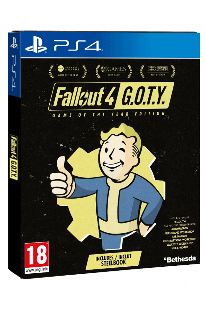 Fallout 4 GOTY: 25th Anniversary Steelbook Edition (PS4, английская версия)