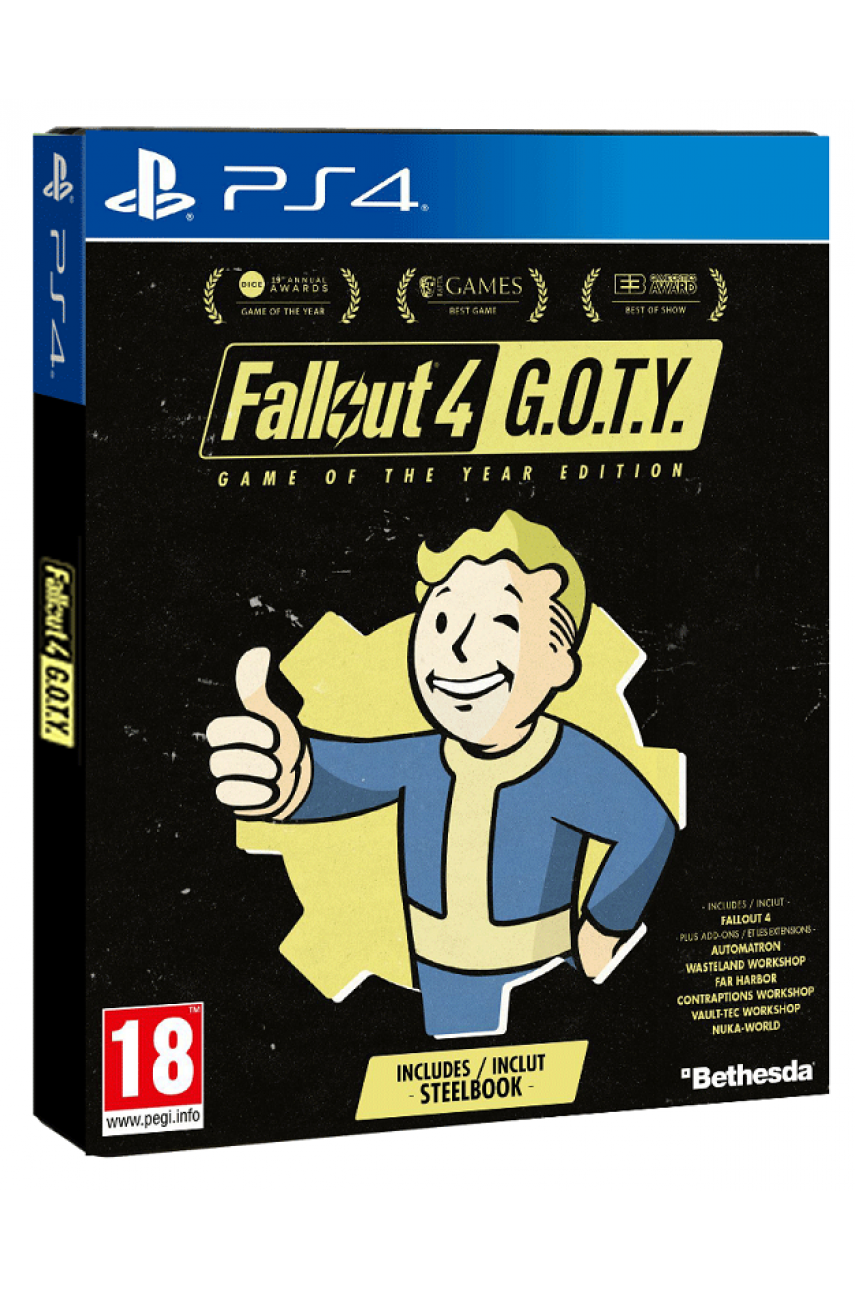 Купить Fallout 4 GOTY: 25th Anniversary Steelbook Edition (PS4 ...