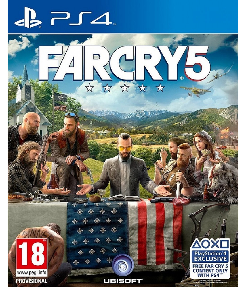 PS4 Игра Far Cry 5 на русском языке для Playstation 4 - Б/У