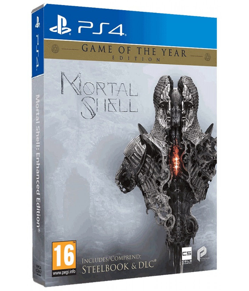 Игра Mortal Shell Game of the Year Steelbook Edition для PlayStation 4. Меню и субтитры на русском языке.