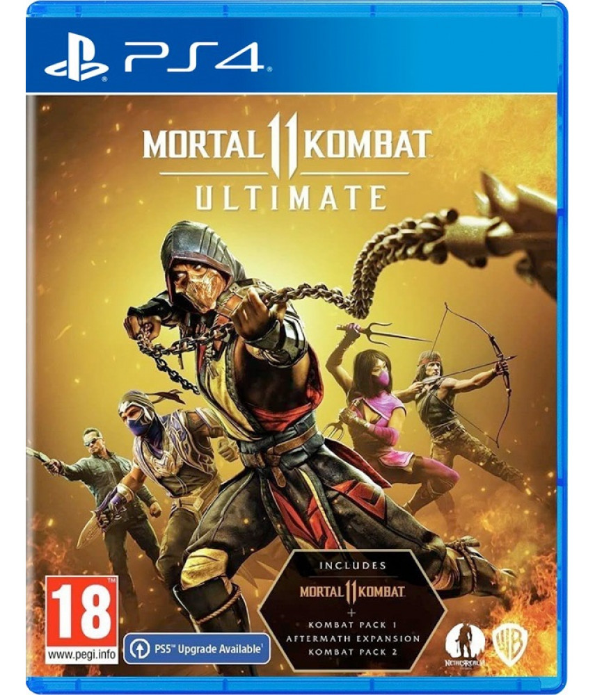 Б/У Mortal Kombat 11 Ultimate (PS4, русские субтитры)