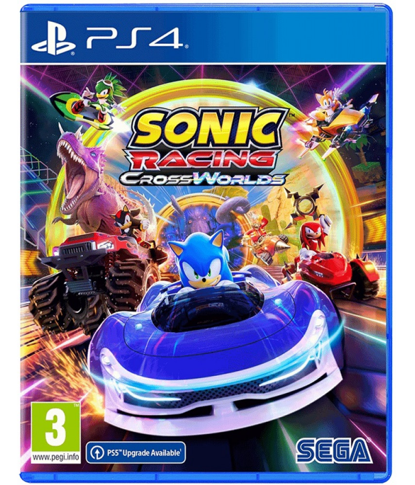 Игра Sonic Racing: CrossWorlds для PlayStation 4. Меню и субтитры на русском языке.