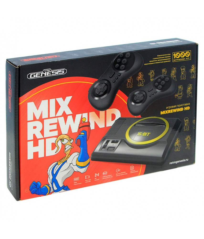 Игровая приставка Retro Genesis MixRewind HD (1000 игр) Игровая приставка Retro Genesis MixRewind HD (1000 игр)