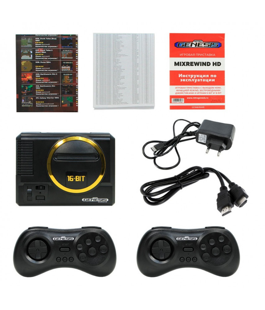 Игровая приставка Retro Genesis MixRewind HD (1000 игр) Игровая приставка Retro Genesis MixRewind HD (1000 игр)