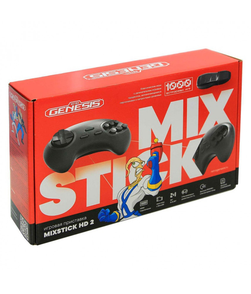 Игровая приставка Retro Genesis MixStick HD 2 (1000 игр) Игровая приставка Retro Genesis MixStick HD 2 (1000 игр)