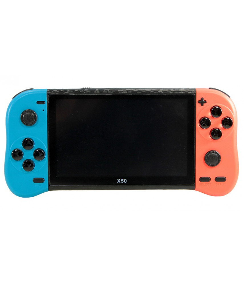 Портативная игровая приставка X50 Plus (экран 5,1", 8Gb, 2000 игр)