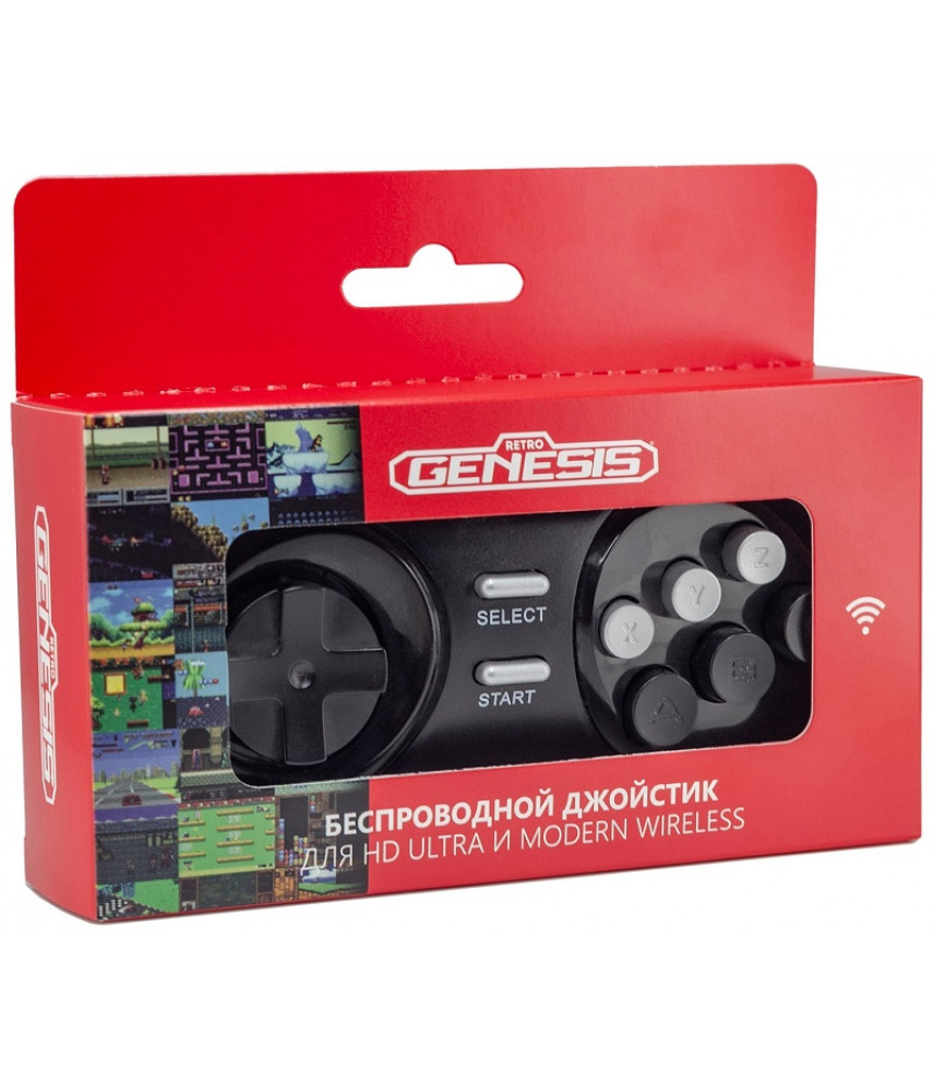 Беспроводной джойстик Sega Retro Genesis Controller 16 bit