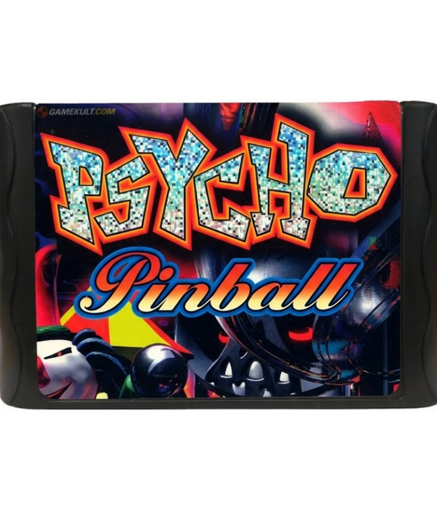Psycho Pinball [Sega, 16-bit] (No Box)