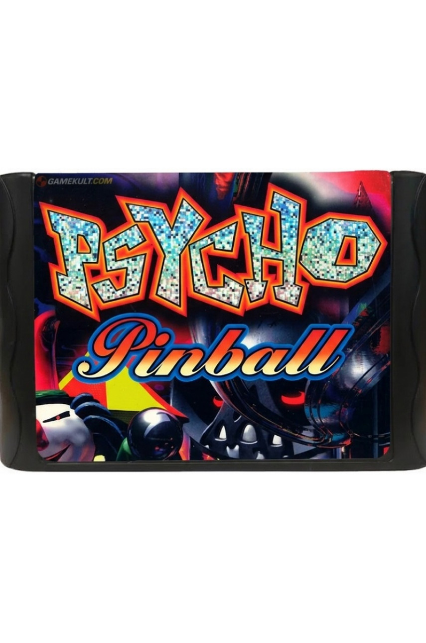 Psycho Pinball [Sega, 16-bit] (No Box)