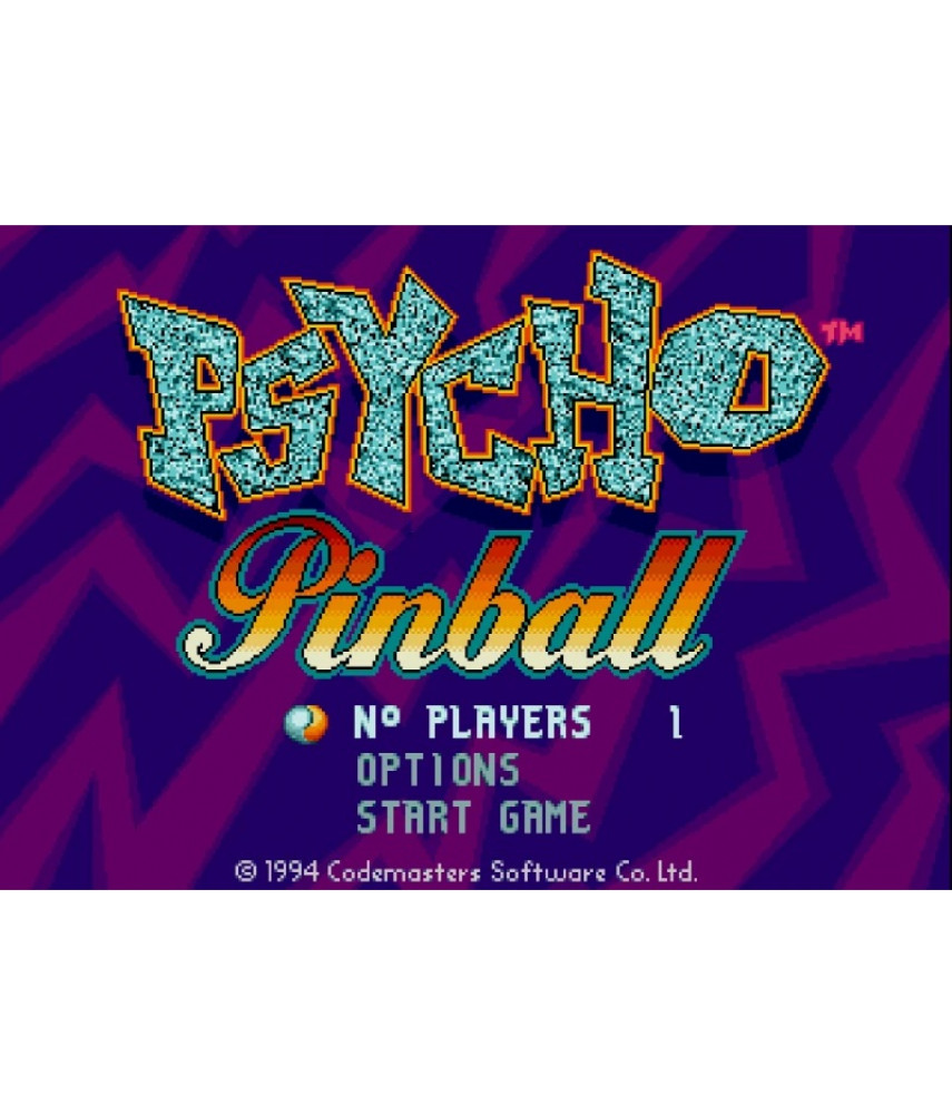 Psycho Pinball [Sega, 16-bit] (No Box)