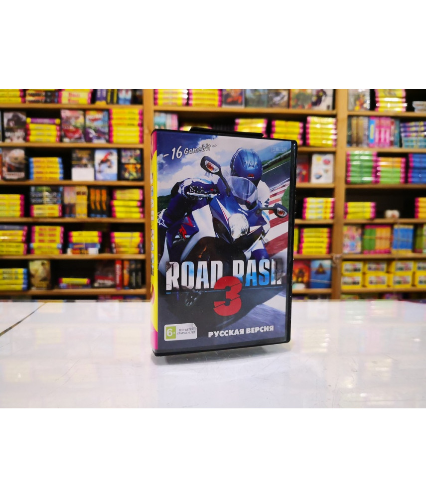 Игра Road Rash 3 / Дорожное безумие 3 для SEGA (16-bit)