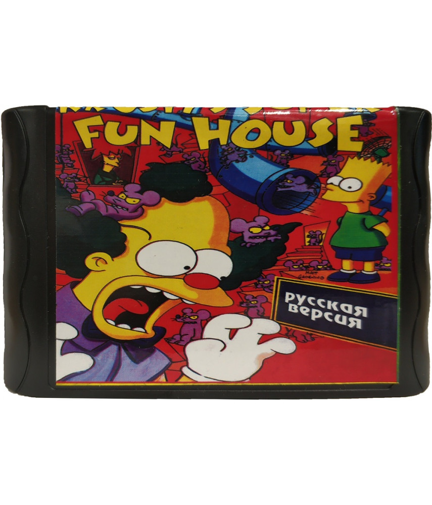 Игра Simpsons Krustys Super Fun House для SEGA (16-bit)