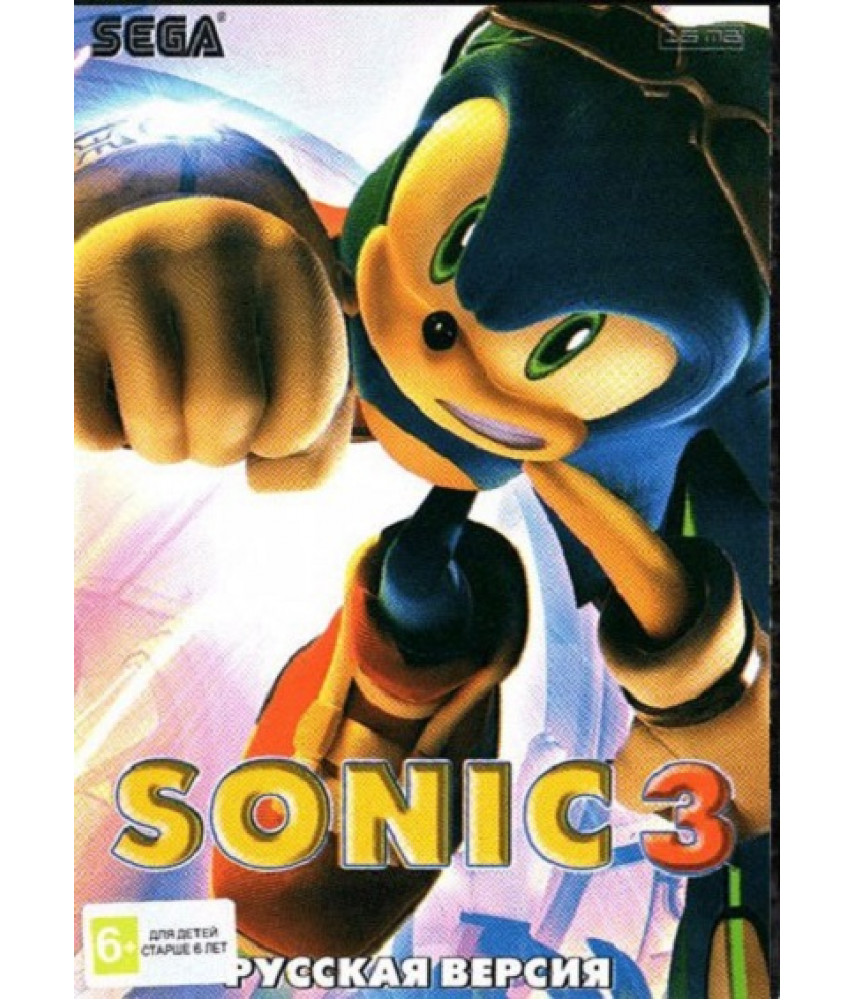 Игра Sonic the Hedgehog 3 / Соник Ёжик 3 для SEGA (16-bit)