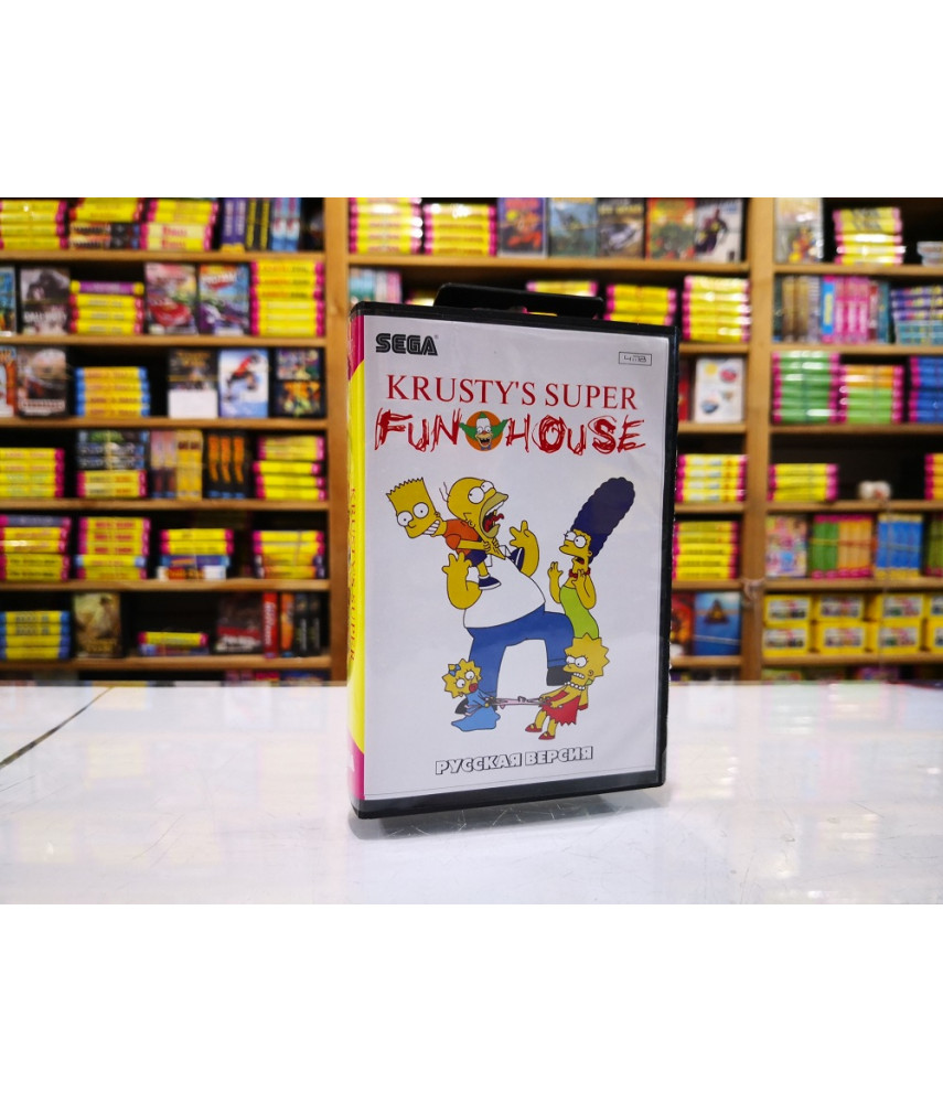 Simpsons Krusty s Fun House [Sega] OEM