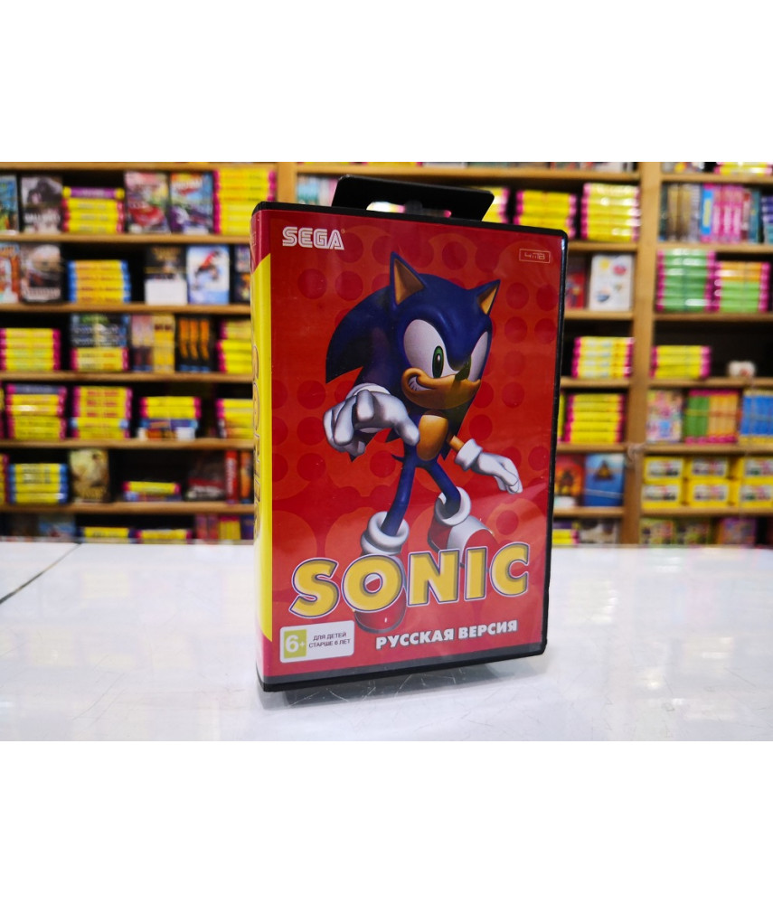 Игра Sonic The Hedgehog / Соник Ёжик для SEGA (16-bit)