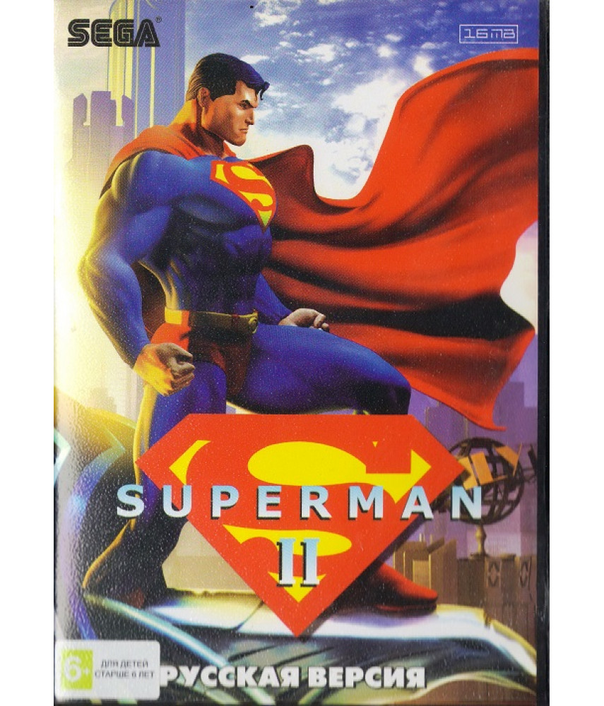 SEGA игра Superman 2 The Death And Return / Супермен 2 для СЕГИ (16-bit)