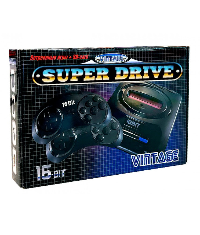 Игровая приставка 16 bit Super Drive Vintage (466 игр) Игровая приставка 16 bit Super Drive Vintage (466 игр)
