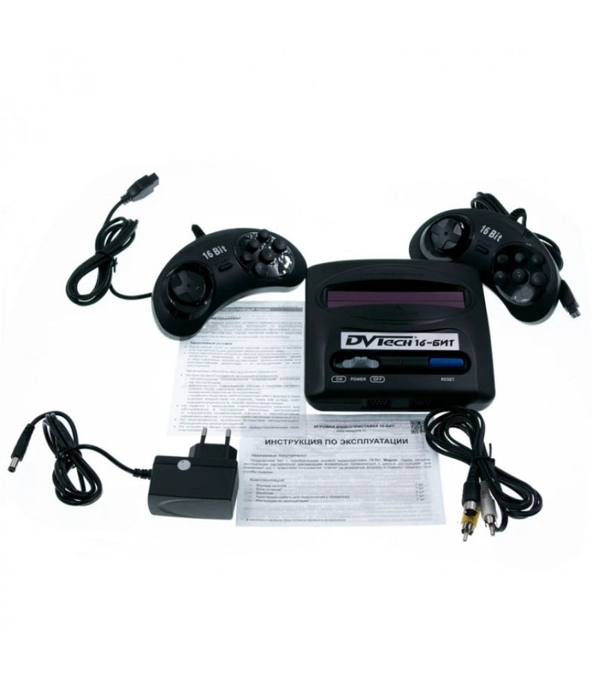 Игровая приставка 16-bit DVTech MD lit (252 игры)