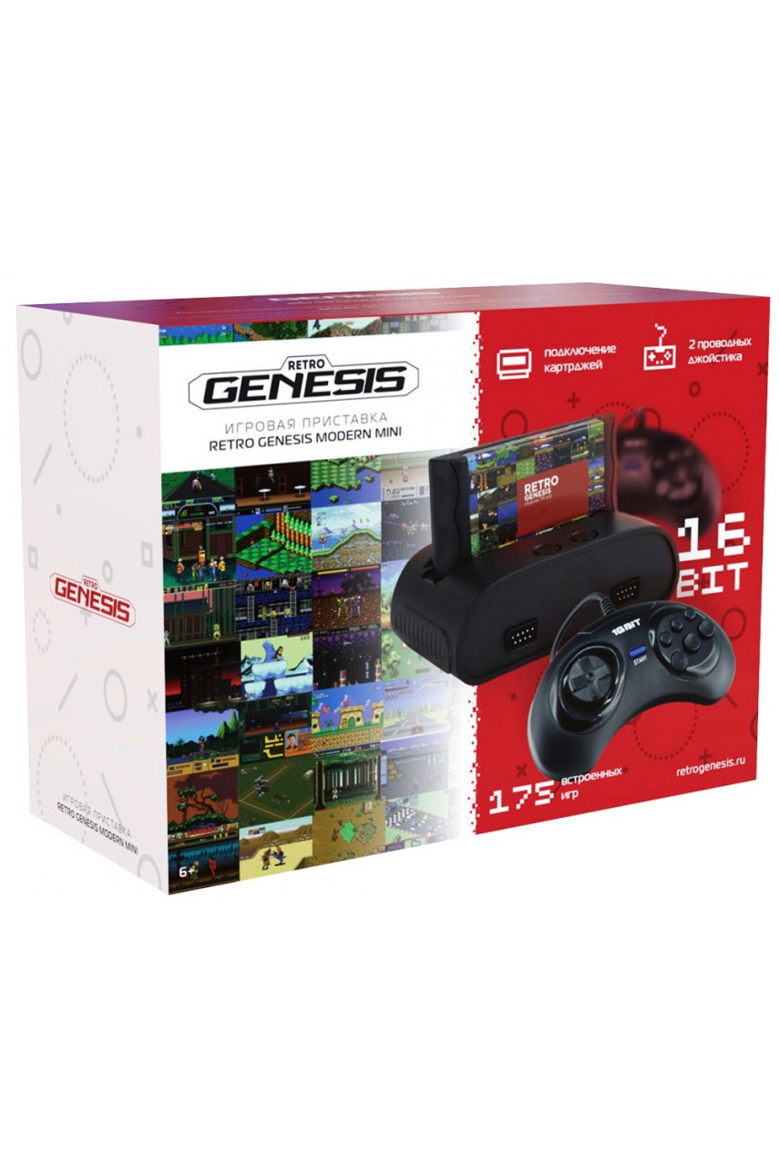 Купить Retro Genesis Modern mini (175 игр) цена, отзывы, доставка -  Showgames.ru