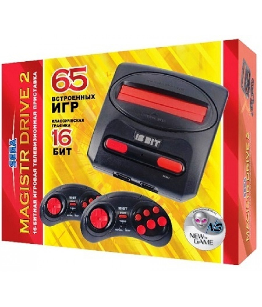 Sega Magistr Drive 2 lit + 65 игр 