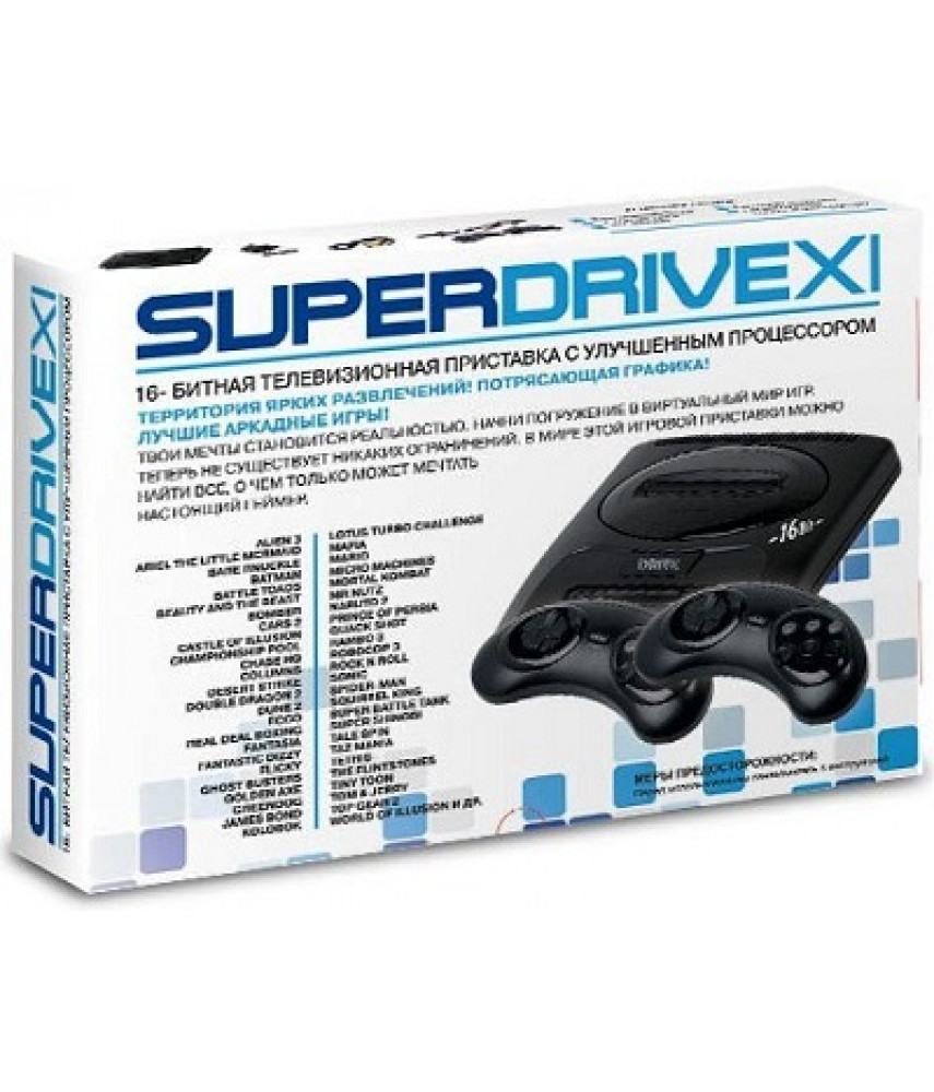 Игровая приставка 16-bit Super Drive Classic XI (95 игр)