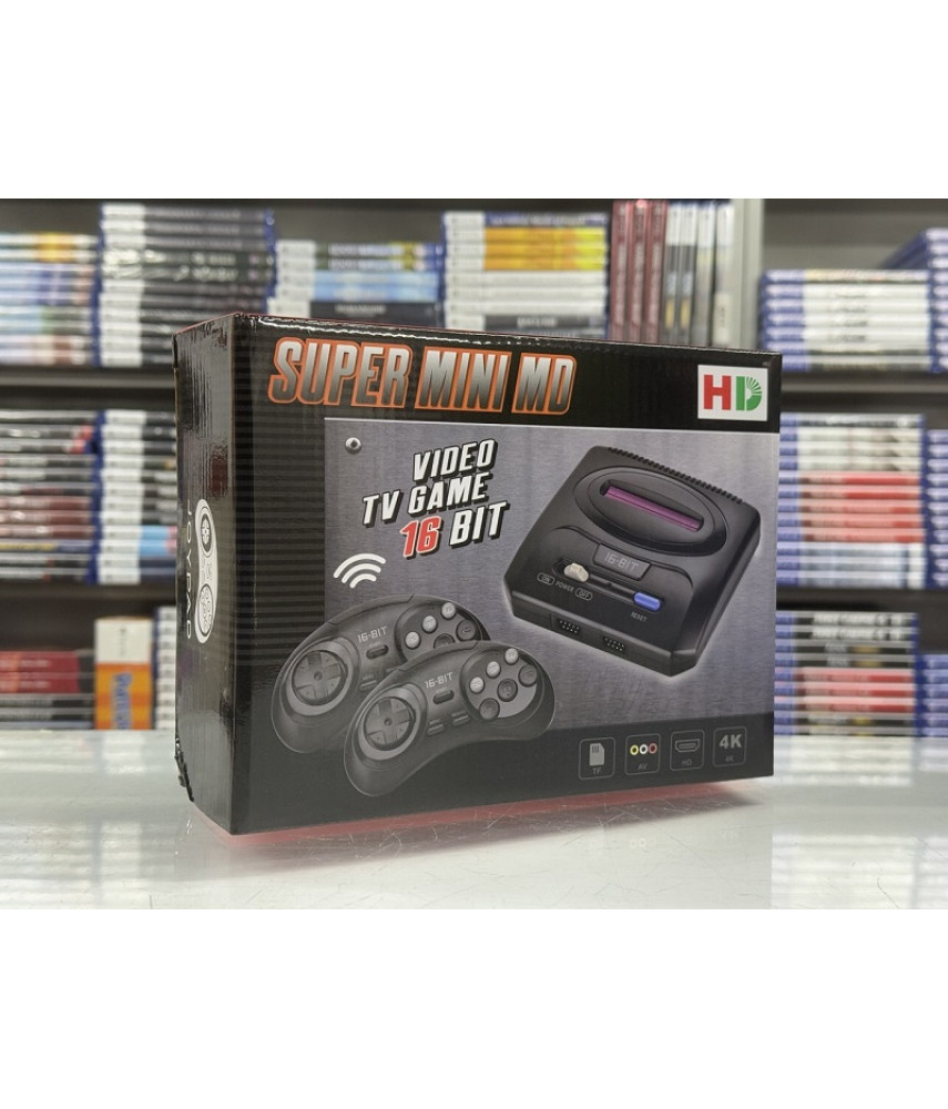 Игровая приставка 16-bit Super Mini MD AV/HDMI (700 игр)