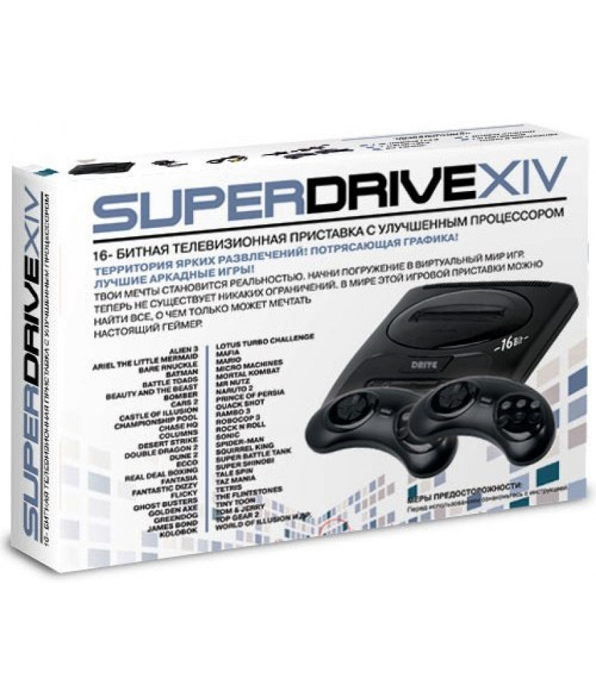 Игровая приставка 16-bit Super Drive 14  (160 игр)