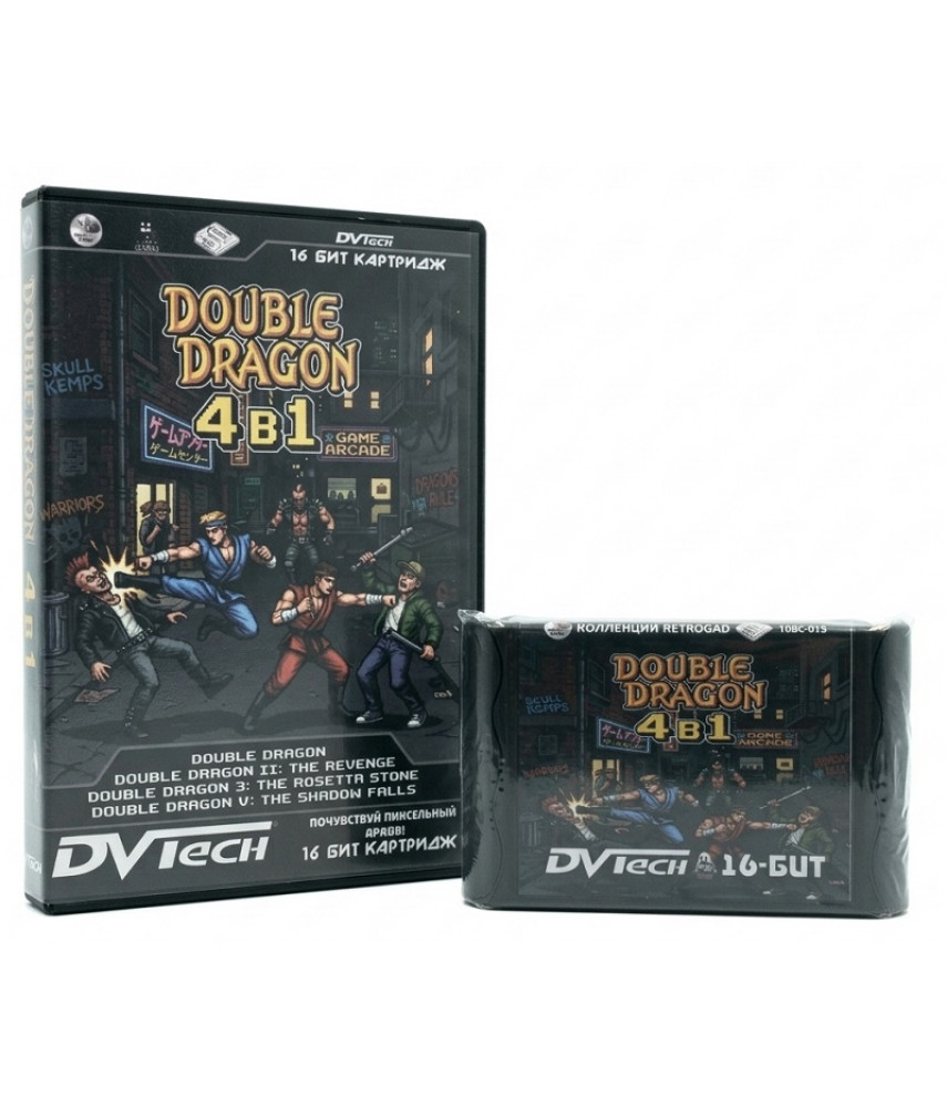 Коллекционный картридж 16BC-013 Double Dragon 4 в 1 [16-bit]