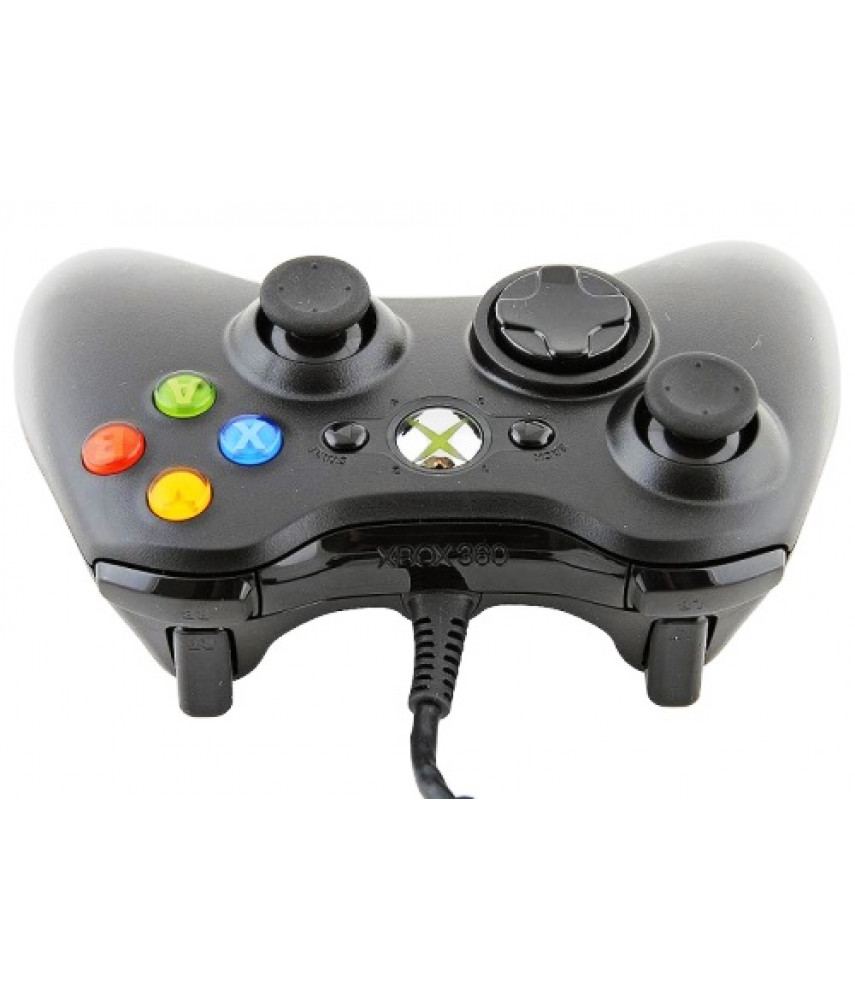 Геймпад Xbox 360. Джойстик хбокс 360 проводной. Геймпад Xbox 360 чёрный проводной. Джойстикcbox 360 проводной. Xbox 360 проводной купить