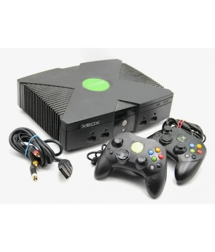 Геймпад проводной для Xbox Original (Controller S) черный (Аналог)