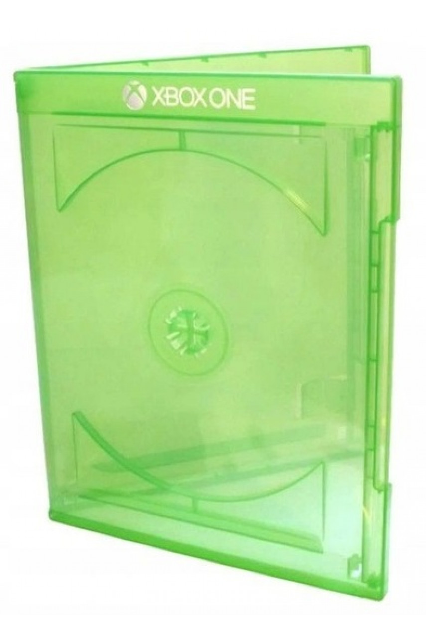 Коробка для диска Xbox One (пустой бокс, прозрачная зелёная)