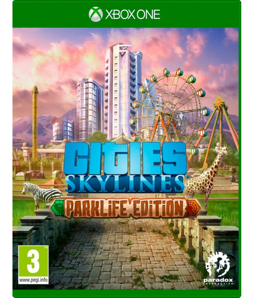 Игра Cities: Skylines Parklife Edition для Xbox One/Series X. Меню и субтитры на русском языке.