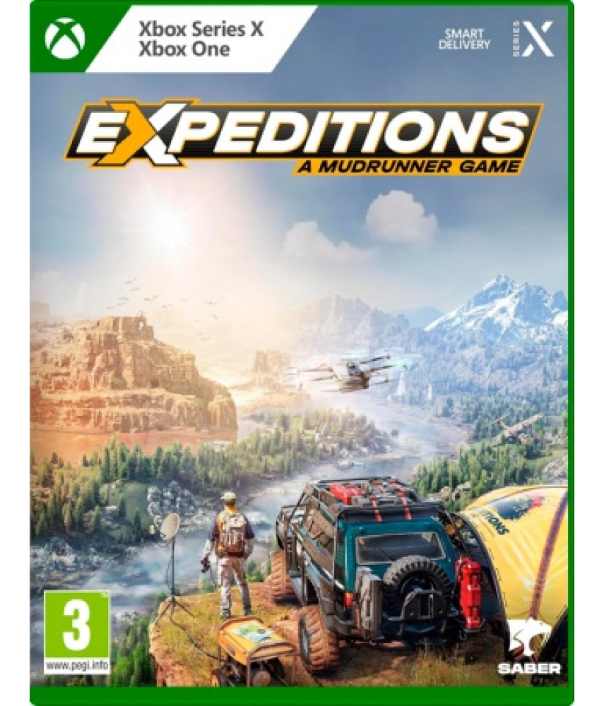 Игра Expeditions: A MudRunner Game для Xbox One / Series X. Меню и субтитры на русском языке.