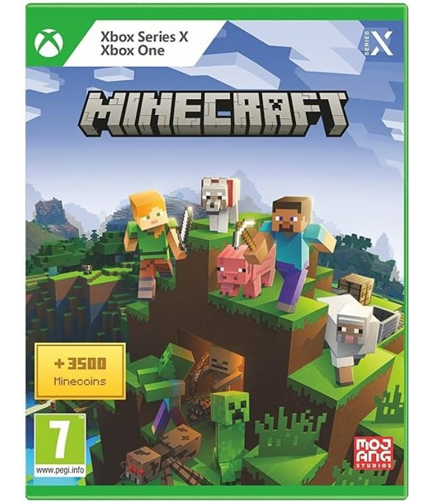 Minecraft + 3500 Minecoins (Xbox Series X, Xbox One, русская версия)