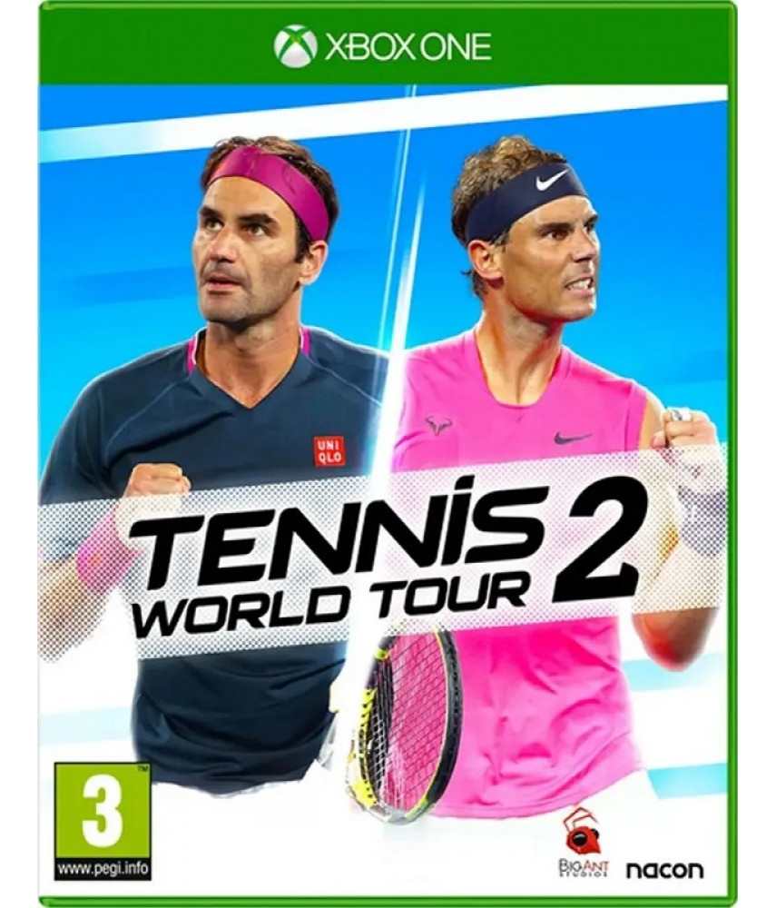 Игра Tennis World Tour 2 для Xbox One/Series X. Меню и субтитры на русском языке.