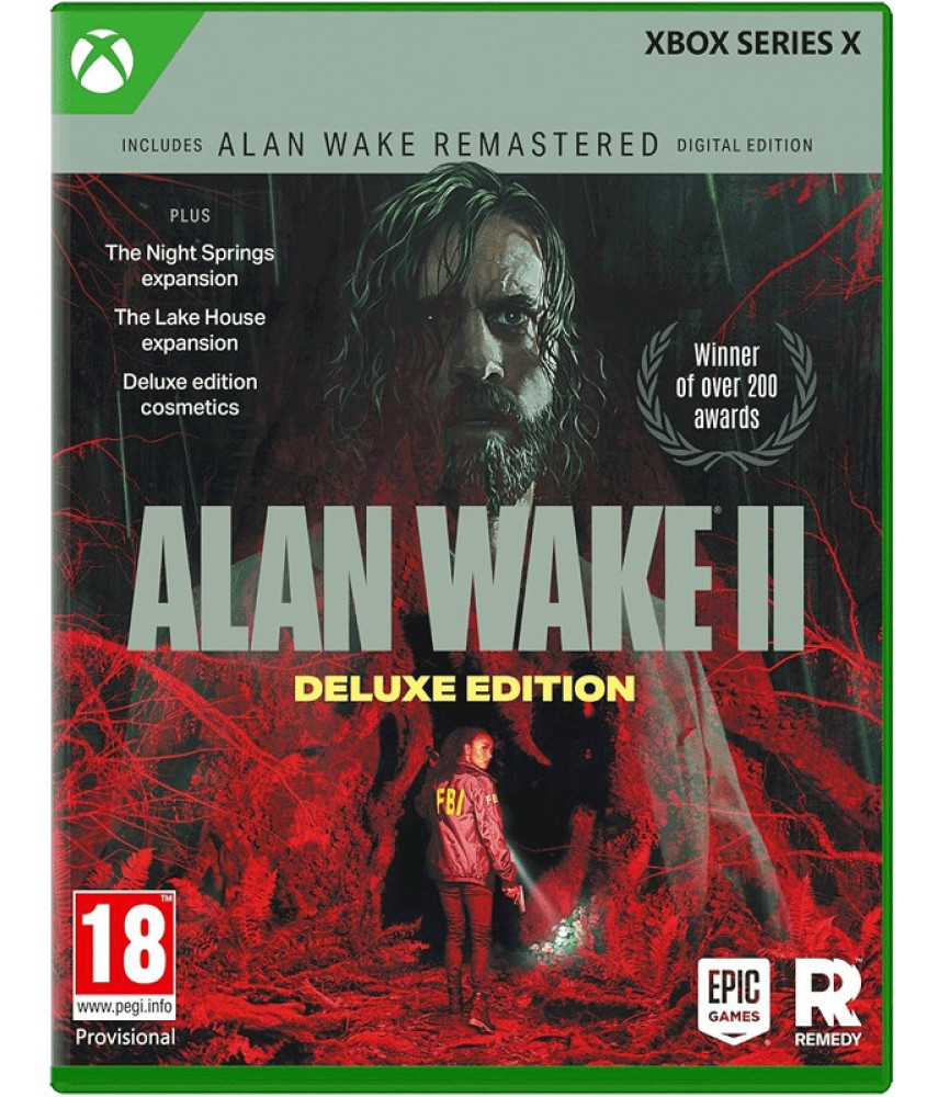 Игра Alan Wake 2 Deluxe Edition для Xbox Series X. Меню и субтитры на русском языке.