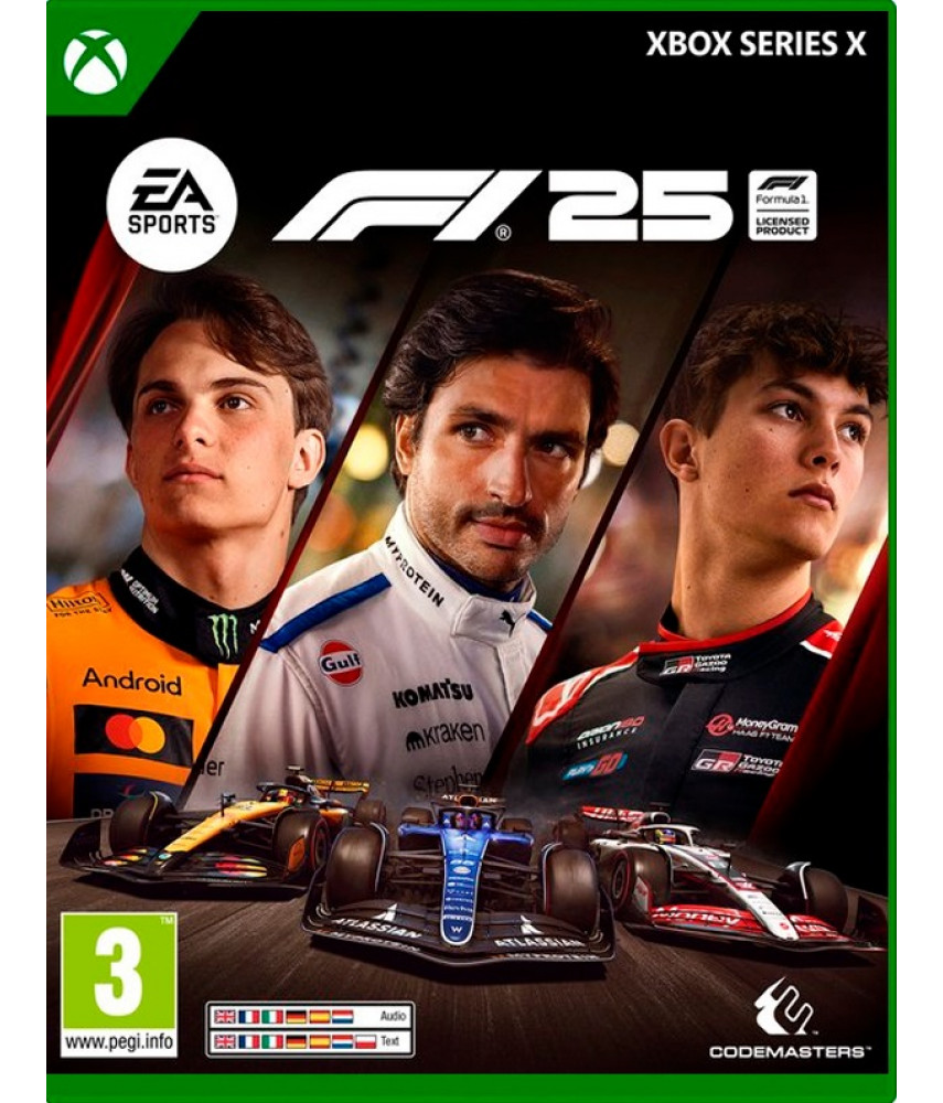 Игра F1 25 (Formula 1) (Xbox Series X, английская версия) Игра F1 25 (Formula 1) (Xbox Series X, английская версия)