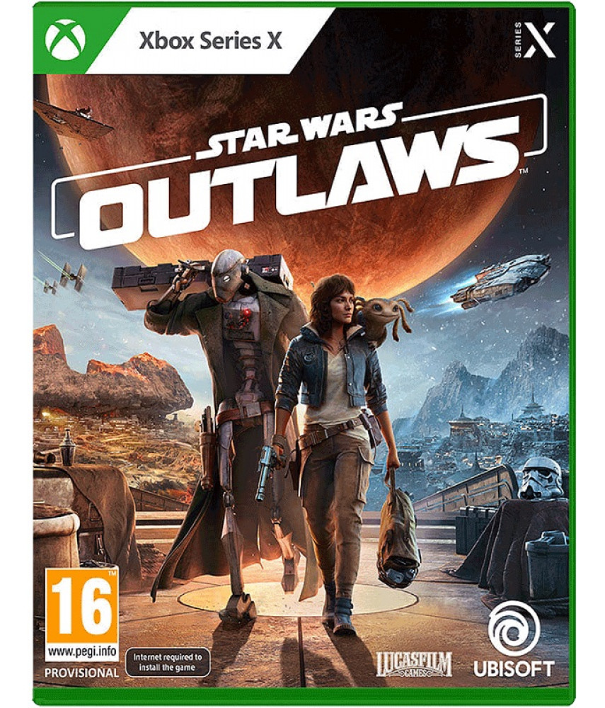 Игра Star Wars Outlaws для Xbox Series X. Меню и субтитры на русском языке.