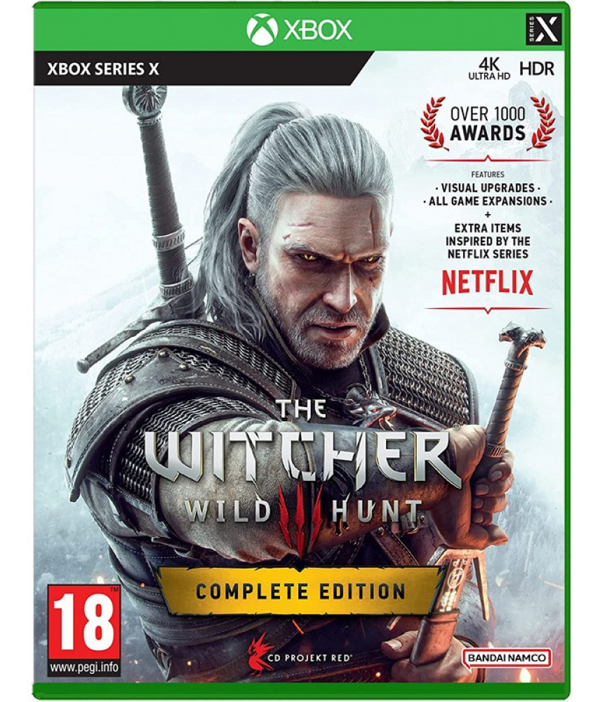 Игра Witcher 3: Wild Hunt Complete Edition / Ведьмак 3: Дикая Охота Полное Издание для Xbox Series X. Озвучка, меню и субтитры на русском языке.