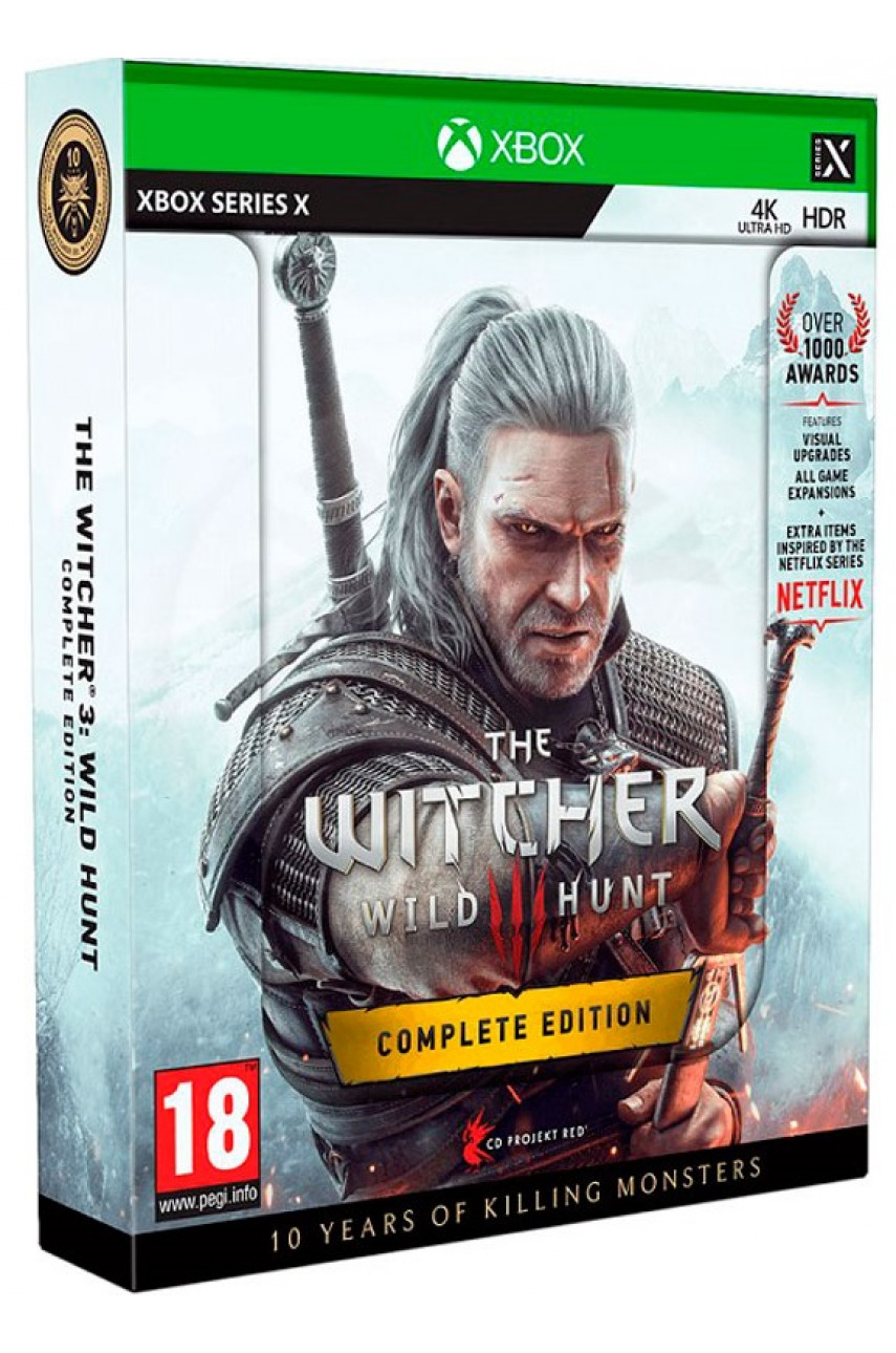 Ведьмак 3 / Witcher: Дикая Охота Полное Издание 10 Years of Killing Monsters (Xbox Series X, русские субтитры)
