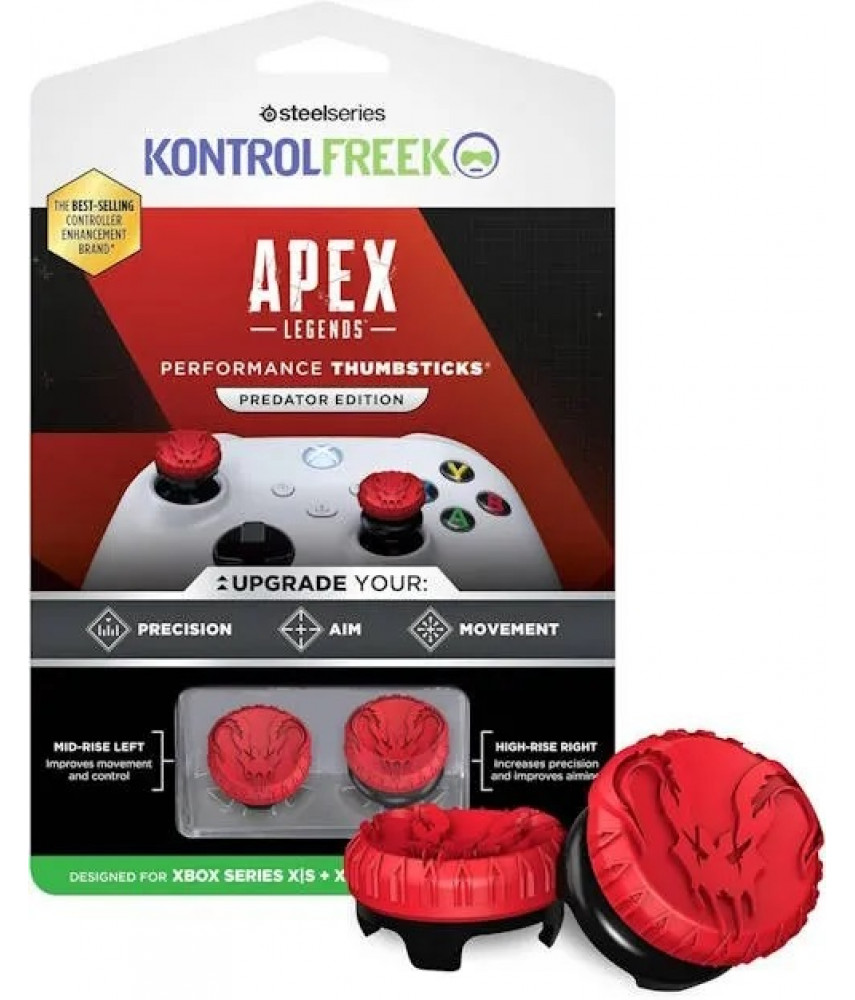 Насадки на стики KontrolFreek KontrolFreek Apex Legends: Predator Edition для Xbox Series X|S / Xbox One Насадки на стики KontrolFreek KontrolFreek Apex Legends: Predator Edition для Xbox Series X|S / Xbox One