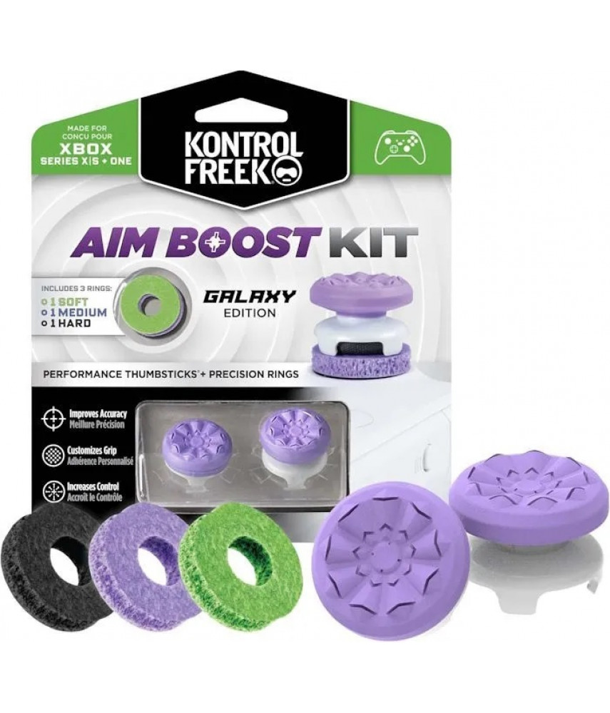 Насадки на стики + прецизионные кольца KontrolFreek Aim Boost Kit Galaxy Edition для Xbox Series X|S / Xbox One Насадки на стики + прецизионные кольца KontrolFreek Aim Boost Kit Galaxy Edition для Xbox Series X|S / Xbox One